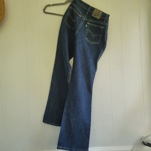 Vintage 90s Levis Silvertab Womens Medium 7/8 Jeans Flares-A-Bit Pants
